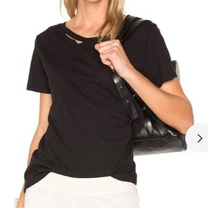 n:PHILANTHROPY Black Short Sleeve Tee